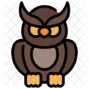 Owl Night Nature Icon
