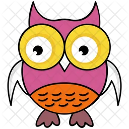 Owl Cartoon  Icon