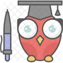 Education Owl Algebra Icon