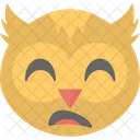 Owl Emoji Face Icon