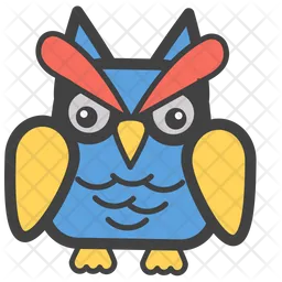 Owl Face Emoji Icon