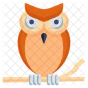 Owl Halloween Scary Icon