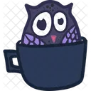 Drink Cup Owl Icon