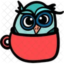 Owl Drink Cup Icon
