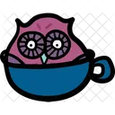 Owl Drink Cup Icon