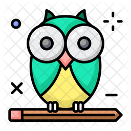 Owl Knowledge Icon Of Colored Outline Style Available In Svg Png Eps Ai Icon Fonts