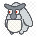 Owl Monster Halloween Creature Icon