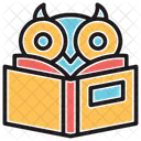 Owl Reading  Icon
