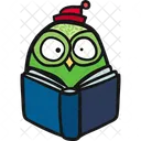 Owl Studying Learning Noctral Icon