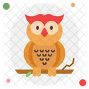 Bird Animal Halloween Icon