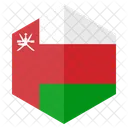 Oman Flagge Land Symbol