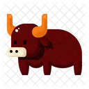 Ox Animal Celebration Icon