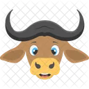 Ox Face Brown Icon