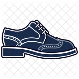 Oxford occasion blue Shoes  Icon