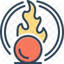 Oxidizing Oxidizer Flammable Icon