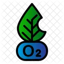 Oxygen Leaf Ecology Icon