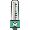 Oxygen Flowmeter Inhaling Icon
