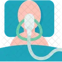 Oxygen Therapy Patient Icon