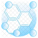 Oxygen Atom Molecular Structure Atom Bonding Icon