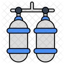 Oxygen Cylinders Oxygen Tanks Respiratory Tanks Icon