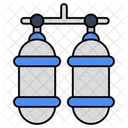 Oxygen Cylinders Oxygen Tanks Respiratory Tanks Icon