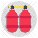 Oxygen Cylinders Oxygen Tanks Respiratory Tanks Icon