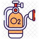 Oxygen Cylinder Medical Icon
