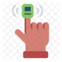 Oxygen Saturation Finger Test Icon