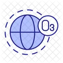 Ozone layer of Earth planet  Icon