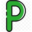 P Alphabet Letter Icon