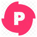 P Alphabet Letter Icon