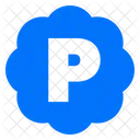 P Alphabet Letter Icon