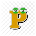 P Alphabet Letter Icon