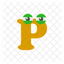 P Alphabet Letter Icon