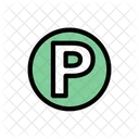 P Alphabet Letter Icon