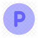 P Sign Sign Public Domain Circle Icon