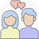 Paar Liebe Beziehung Symbol