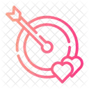 Paarziele Valentinstag Hochzeit Symbol