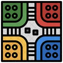 Pachisi Tabletop Pachisihobbies And Free Time Icon