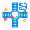 Pachisi Board Pieces Icon