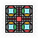 Pachisi Board Pieces Icon