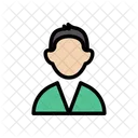 Garoto Avatar Paciente Ícone