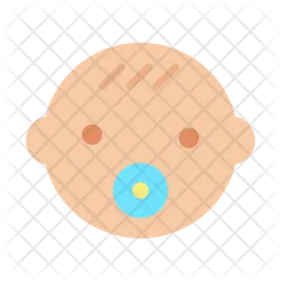 Pacifier Baby  Icon