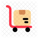 Package Trolley Transport Icon