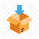 Open Package Parcel Icon