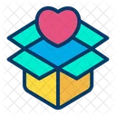 Box Open Box Heart Icon