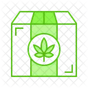 Marijuana Cannabis Shipping Icon