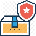 Package Shield Delivery Icon