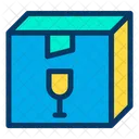 Box Parcel Glass Icon