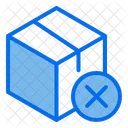 Package Box Cancelled Icon
